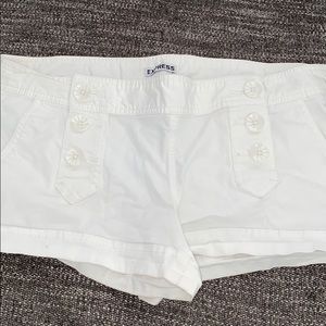 White Express Shorts Size 10